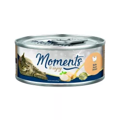   Moments Hrană umedă pentru pisici adulte cu pui în sos 70 g