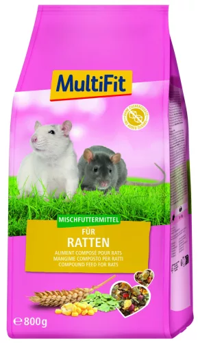 MultiFit Hrană completă pentru şobolani 800 g