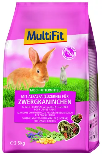 MultiFit Hrană pentru iepuri cu lucernă 2,5 kg