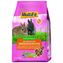 MultiFit Hrană pentru iepuri cu morcovi 2,5 kg