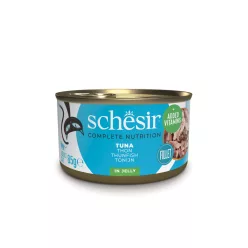   Schesir Hrană umedă completă pentru pisici adulte cu ton în aspic 85 g