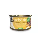 Schesir Hrană umedă completă pentru pisici adulte cu ton și surimi în aspic 85 g