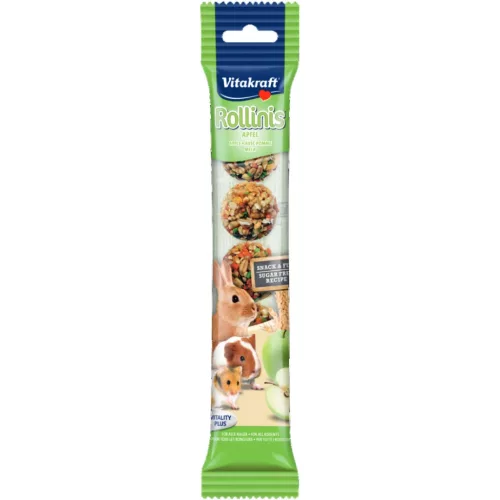 Vitakraft Rollinis Gustare cu mere pentru rozătoare 40 g