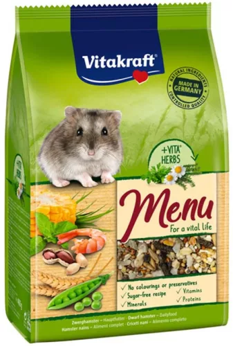 Vitakraft Premium Menu Vital Hrană pentru hamsteri pitici 400 g