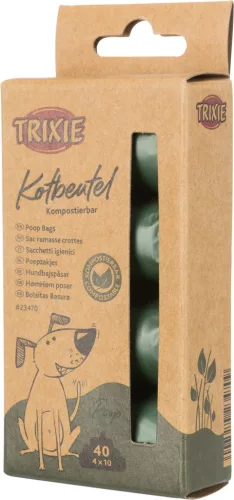 Trixie Pungi igienice biodegradabile pentru câini 4 x 10 buc.