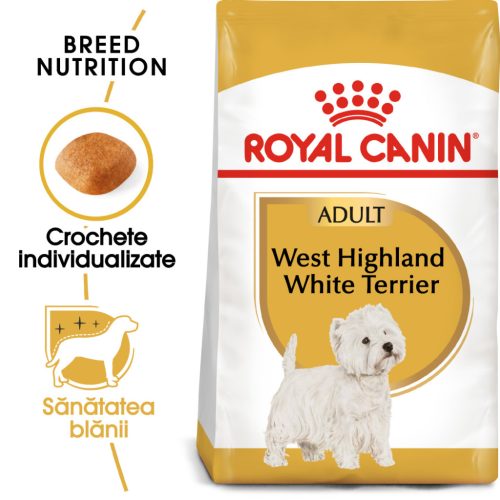 Royal Canin West Highland Terrier Adult Hrană uscată pentru câini Westi, 3 kg