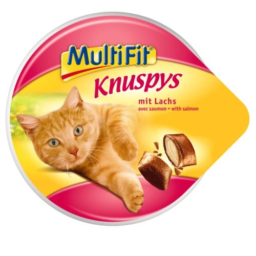 MultiFit Knuspys Recompense pentru pisici, cu somon 60g
