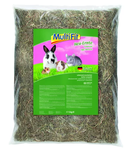 MultiFit Hrană pentru mamifere mici, fân tocat, 1 kg
