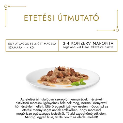 Gourmet Gold Duo Hrană umedă pentru pisici cu vită și pui 85 g