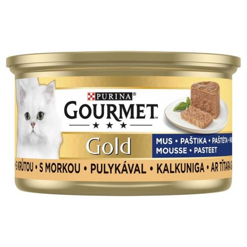 Gourmet Gold Hrană umedă pentru pisici cu curcan 85 g
