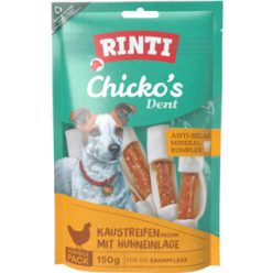   Rinti Chicko Dent Recompense denare pentru câini cu pui 150g 6 buc.
