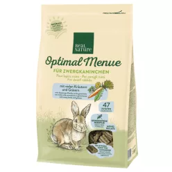   Real Nature Optim Meniu Hrană completă pentru iepuri pitici 1,5 kg