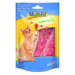 MultiFit Naturelle Recompensă pentru pisici, cu rață 50g