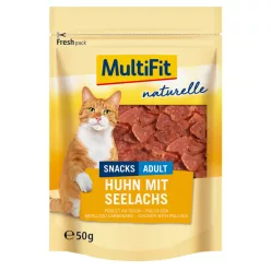 MultiFit Naturelle Recompense pentru pisici pui și cod 50 g