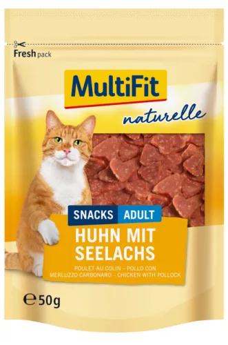 MultiFit Naturelle Recompense pentru pisici pui și cod 50 g