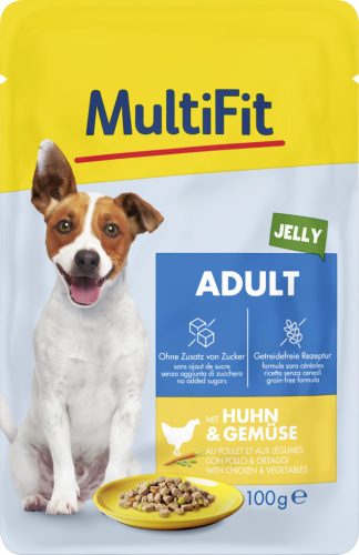MultiFit Hrană pentru câini de talie mică, cu pui și legume 100 g