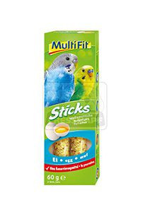 MultiFit Sticks Recompensă pentru papagali mici, cu ouă 2x30g