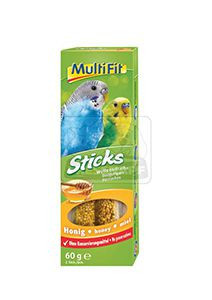 MultiFit Sticks Recompensă pentru papagali mici, cu miere 2x30g