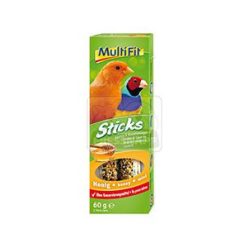   MultiFit Sticks Recompensă pentru canari și păsări exotice, cu miere 2x30g