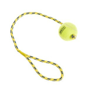 AniOne Jucărie pentru câini in formă de minge cu frânghie 6 cm