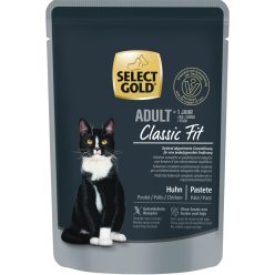   Select Gold Classic Fit Hrană umedă pentru pisici cu pui 85 g
