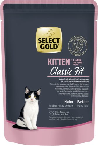 Select Gold Pliculeț pentru pisici, cu pui 85g