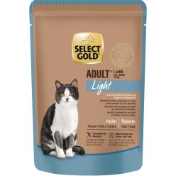 Select Gold Light Hrană umedă pentru pisici cu pui 85 g