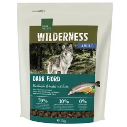   Real Nature Wilderness Hrană uscată pentru câini adulți, cu cerb roșu și somon 1 kg