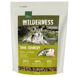   Real Nature Wilderness Hrană uscată pentru câini seniori, cu pui și pește 1 kg