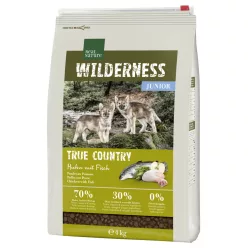   Real Nature Wilderness Hrană uscată pentru câini junior, cu pui și pește 4 kg