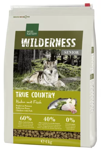 Real Nature Wilderness Hrană uscată pentru câini, cu pui și pește 4 kg