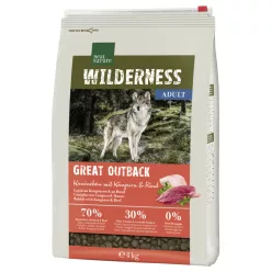   Real Nature Wilderness Hrană uscată pentru câini adulți, iepure și cangur 4 kg
