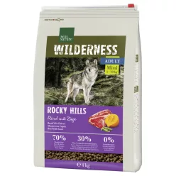   Real Nature Wilderness Hrană uscată pentru câini adulți, cu capră 4 kg