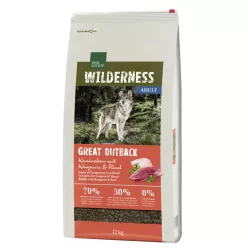   Real Nature Wilderness Hrană uscată pentru câini adulți, iepure și cangur 12 kg