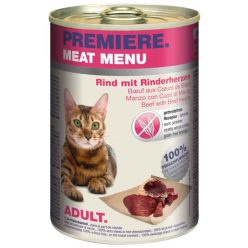   Premiere Meat Menu Hrană pentru pisici adulte cu organe de vită 400 g