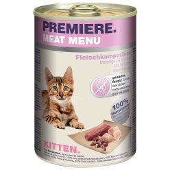   Premiere Meat Menu Hrană pentru puii de pisică cu carne 400 g