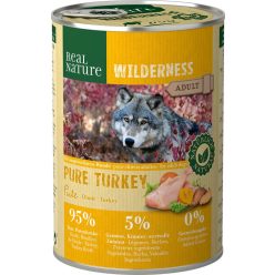 Real Nature Wilderness Hrană pentru câini, cu curcan 400g