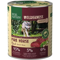  Real Nature Wilderness Hrană umedă pentru câini adulți, cu carne de cal 800 g
