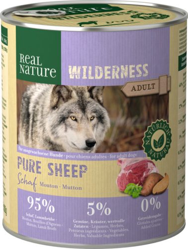 Real Nature Wilderness Hrană pentru câini, cu miel 800g