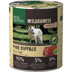   Real Nature Wilderness Hrană umedă pentru câini adulți, cu bivol de apă 800 g