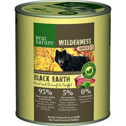   Real Nature Wilderness Hrană pentru câini, cu vită și buffalo 800g