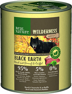 Real Nature Wilderness Hrană pentru câini, cu vită și buffalo 800g