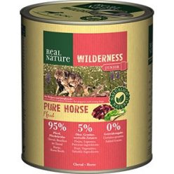   Real Nature Wilderness Hrană umedă pentru câini juniori, cu carne de cal 800 g