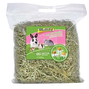 MultiFit Hrană pentru mamifere mici, cu fân și mușețel 500g