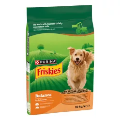   Friskies Balance Hrană uscată pentru câini, cu pui și legume 10 kg