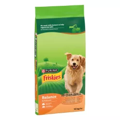   Friskies Balance Hrană uscată pentru câini, cu pui și legume 15 kg