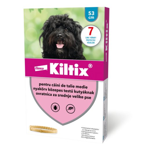 Kiltix Zgardă antipurici și căpușe pentru câini M