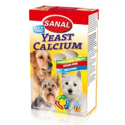 Sanal Yeast-Calcium Suplimente pentru câini 100 g