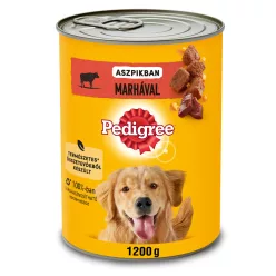   Pedigree Hrană umedă pentru câini adulți cu vită în aspic 1.2 kg
