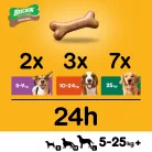 Pedigree Biscrok Gravy Bones hrană complementară pentru câini adulți 400 g